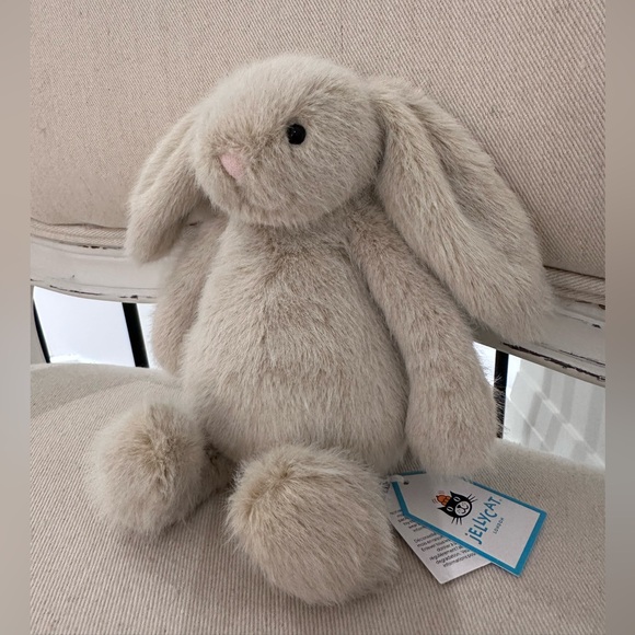 NWT Jellycat Wheat Flufflet Bunny Authentic - Picture 4 of 11